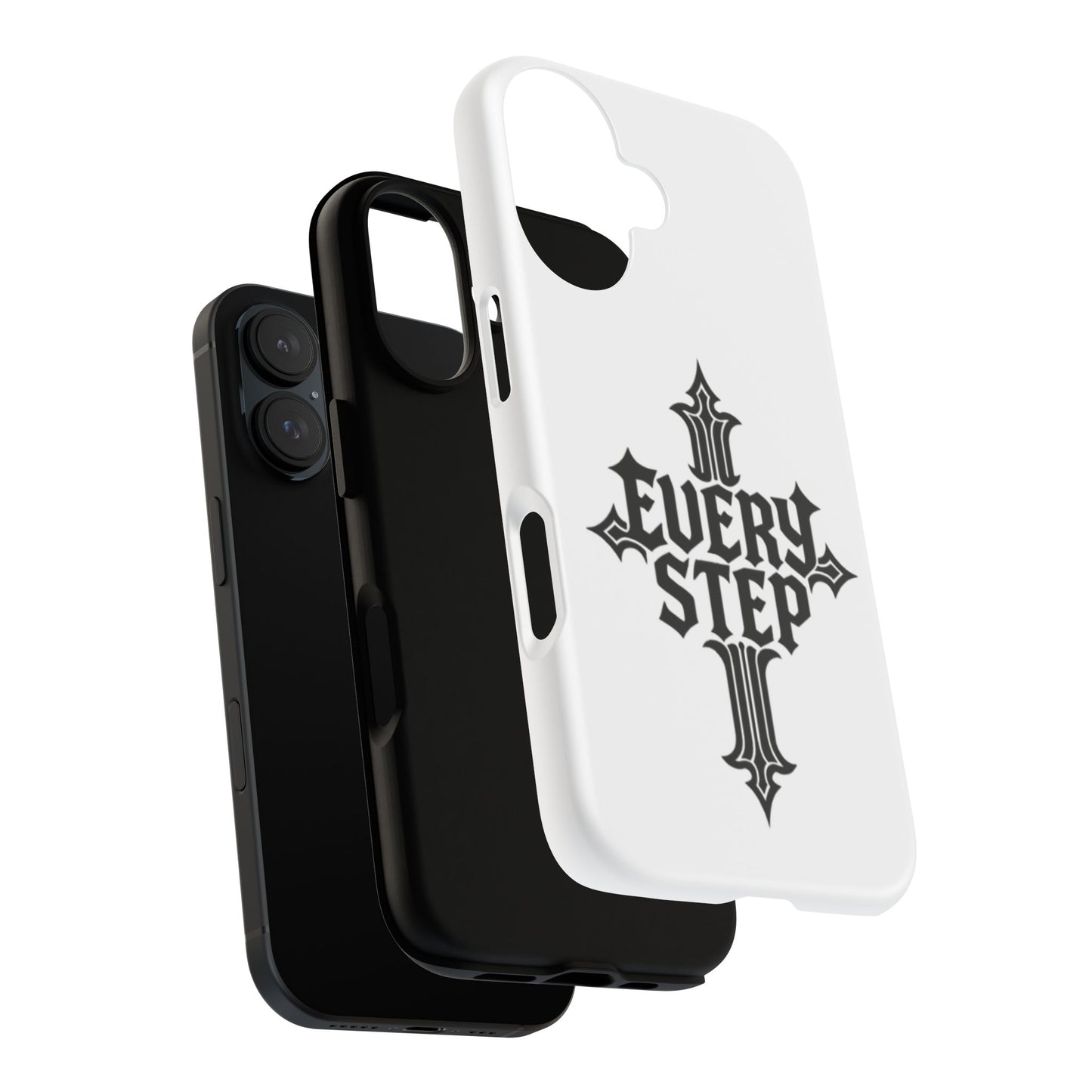 Coques résistantes au design motivant, Coque de téléphone « Chaque étape », Coque de téléphone inspirante, Cadeau unique pour lui/elle, Technologie inspirante [...]