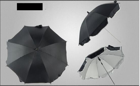 Parapluie de poussette réglable à 360 degrés