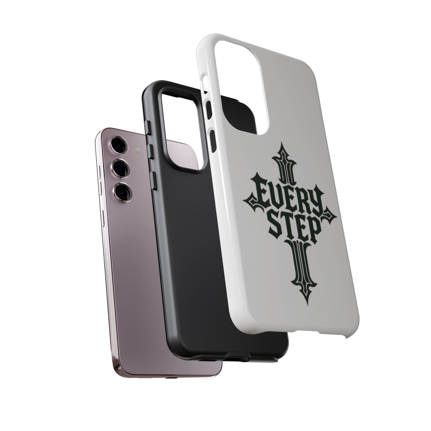 Coques résistantes au design motivant, Coque de téléphone « Chaque étape », Coque de téléphone inspirante, Cadeau unique pour lui/elle, Technologie inspirante [...]