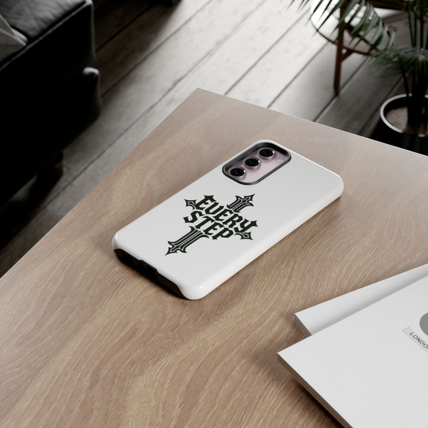 Coques résistantes au design motivant, Coque de téléphone « Chaque étape », Coque de téléphone inspirante, Cadeau unique pour lui/elle, Technologie inspirante [...]