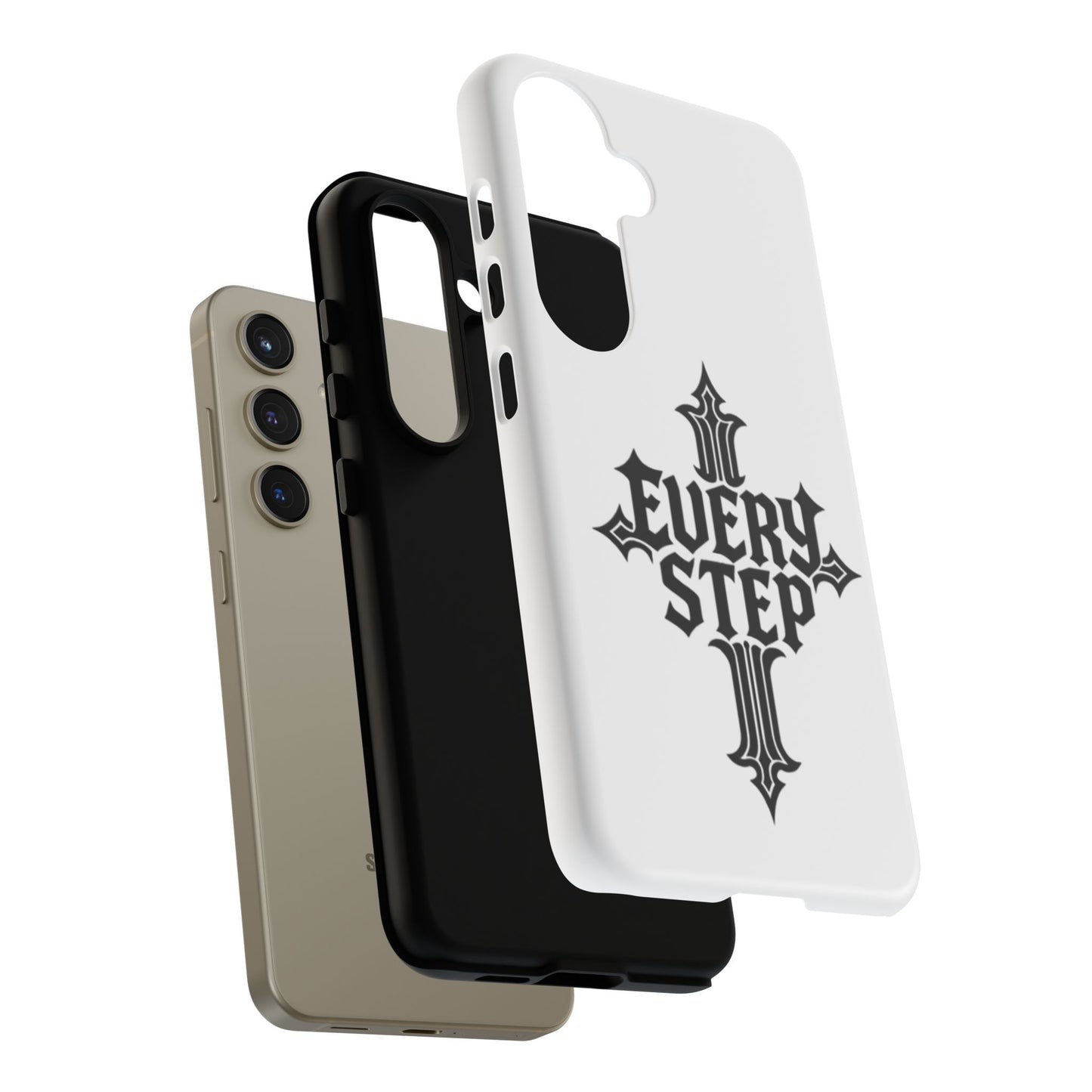 Coques résistantes au design motivant, Coque de téléphone « Chaque étape », Coque de téléphone inspirante, Cadeau unique pour lui/elle, Technologie inspirante [...]