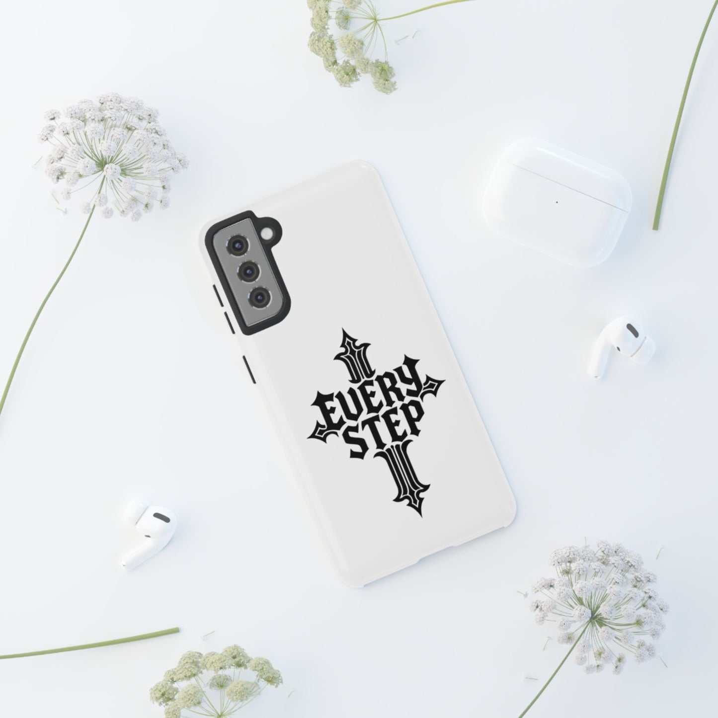 Coques résistantes au design motivant, Coque de téléphone « Chaque étape », Coque de téléphone inspirante, Cadeau unique pour lui/elle, Technologie inspirante [...]