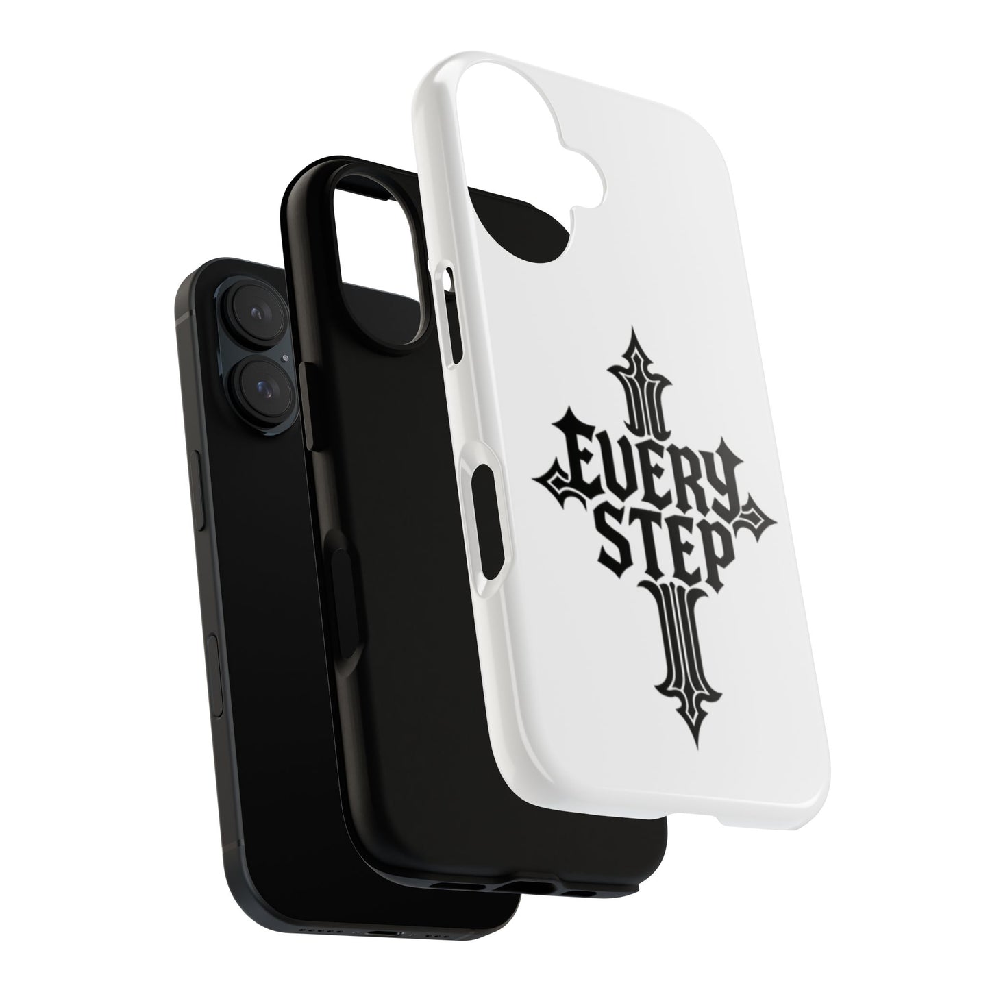 Coques résistantes au design motivant, Coque de téléphone « Chaque étape », Coque de téléphone inspirante, Cadeau unique pour lui/elle, Technologie inspirante [...]