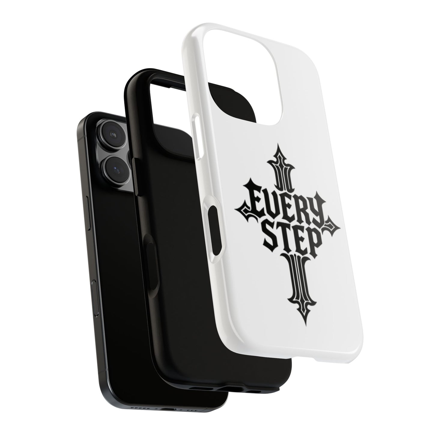Coques résistantes au design motivant, Coque de téléphone « Chaque étape », Coque de téléphone inspirante, Cadeau unique pour lui/elle, Technologie inspirante [...]