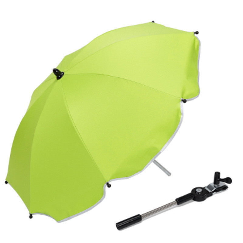 Parapluie de poussette réglable à 360 degrés