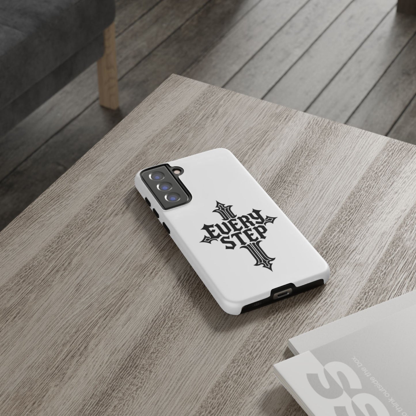 Coques résistantes au design motivant, Coque de téléphone « Chaque étape », Coque de téléphone inspirante, Cadeau unique pour lui/elle, Technologie inspirante [...]