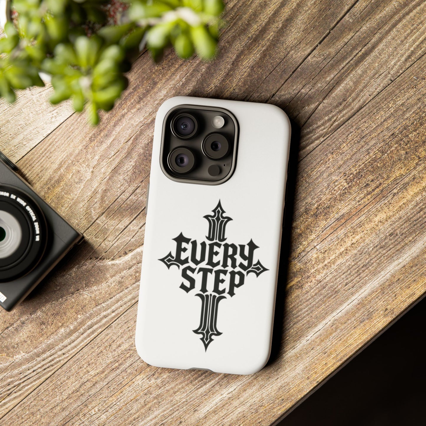 Coques résistantes au design motivant, Coque de téléphone « Chaque étape », Coque de téléphone inspirante, Cadeau unique pour lui/elle, Technologie inspirante [...]