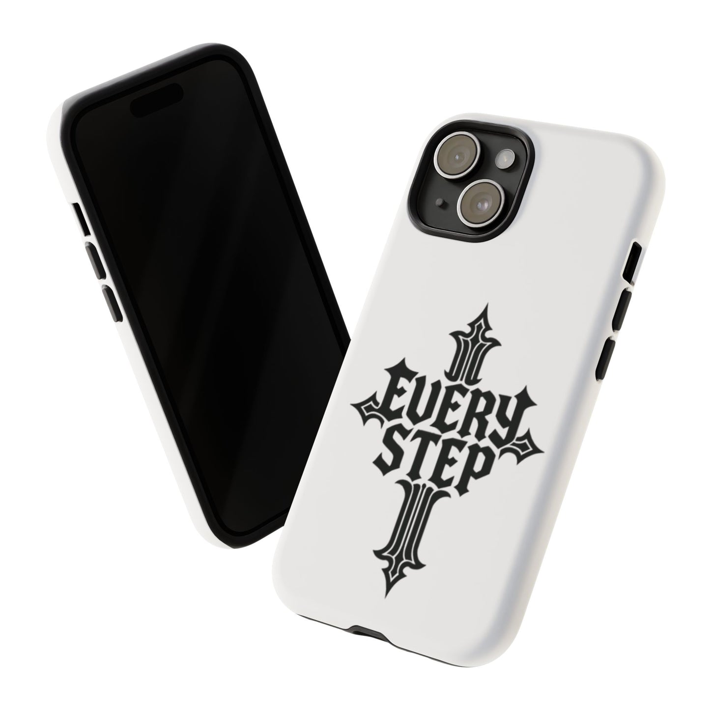 Coques résistantes au design motivant, Coque de téléphone « Chaque étape », Coque de téléphone inspirante, Cadeau unique pour lui/elle, Technologie inspirante [...]