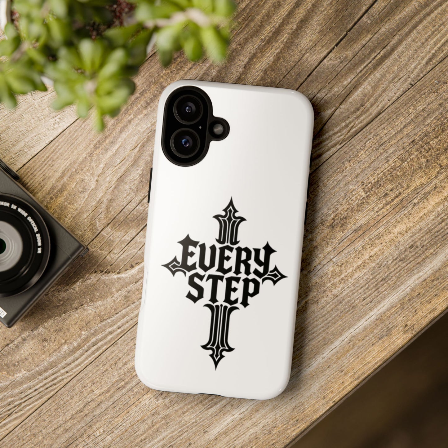 Coques résistantes au design motivant, Coque de téléphone « Chaque étape », Coque de téléphone inspirante, Cadeau unique pour lui/elle, Technologie inspirante [...]