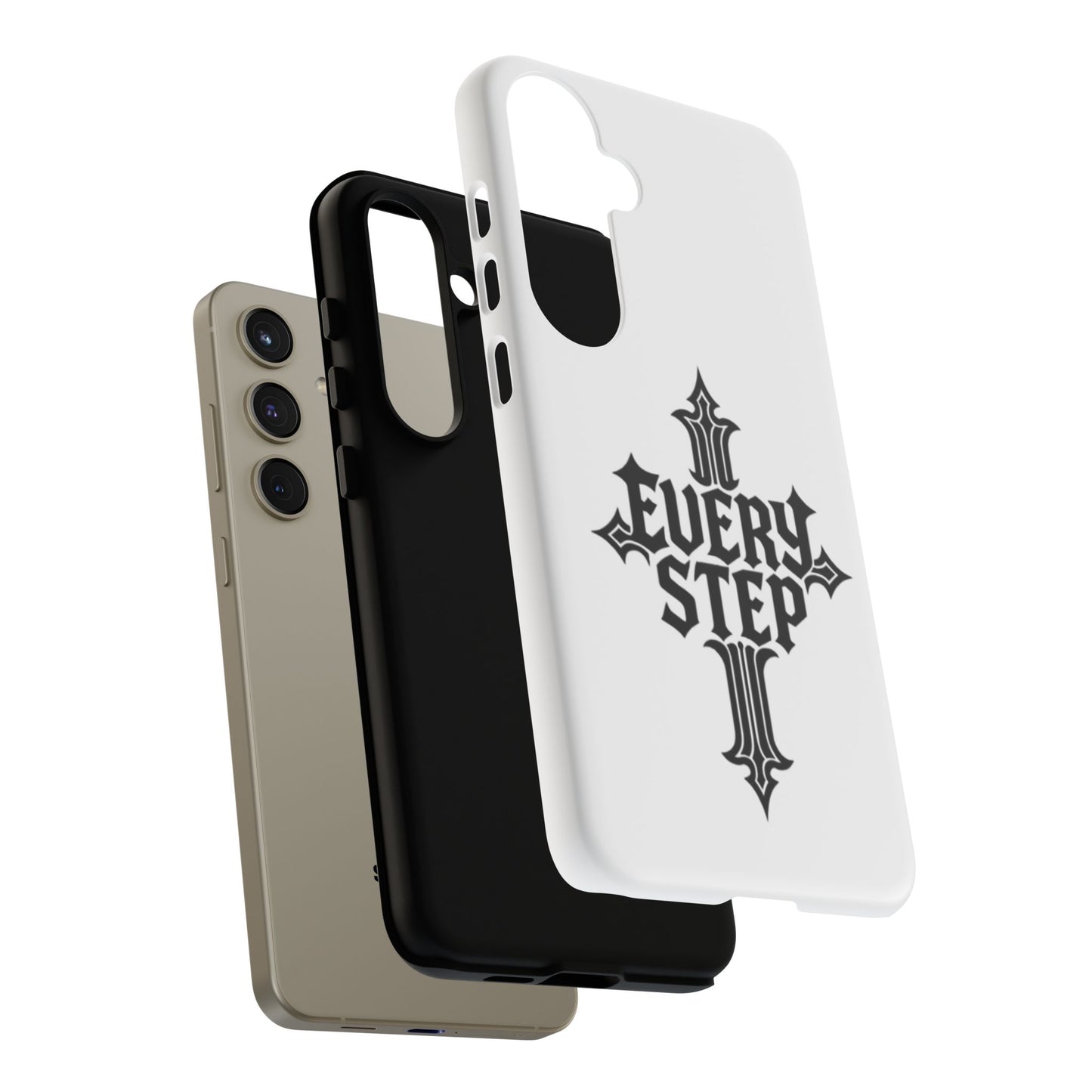 Coques résistantes au design motivant, Coque de téléphone « Chaque étape », Coque de téléphone inspirante, Cadeau unique pour lui/elle, Technologie inspirante [...]